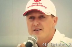 Legendary F1 racer Michael Schumacher announcing his retirement. 