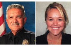 Officer Jose Vega and Officer Lesley Zerebny of the Palm Springs Police Department, both killed in the line of duty on Oct 9 while responding to a family disturbance.
