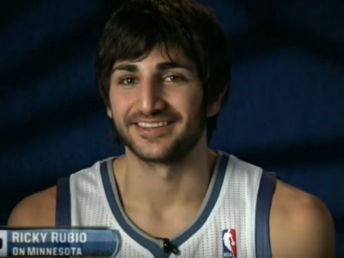An interview of Ricky Rubio during his first year in the NBA.