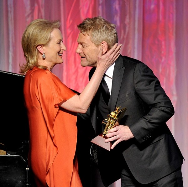 Meryl Streep and Kenneth Branagh appear at AARP Magazine's 11th Annual Movies for Grownups Awards Gala at the Beverly Wilshire Hotel on February 6, 2012 in Beverly Hills, California. 