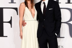 Jamie Dornan and Dakota Johnson attends the premiere of 