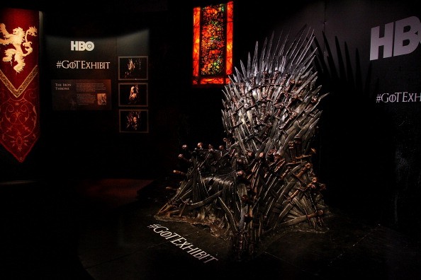 Iron Throne exhibited at an exhibition in Sydney.