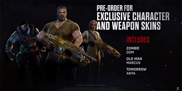 The Coalition reveals the pre-order bonuses for "Gears of War 4."