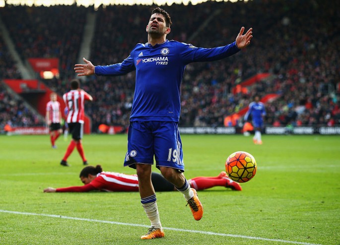Chelsea striker Diego Costa.