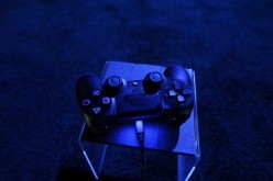  Playstation 4 controller is displayed at the Sony Playstation E3 2013 press conference June 10, 2013 in Los Angeles, California.