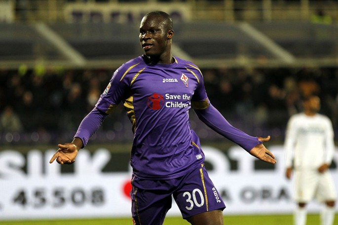 Fiorentina striker Khouma Babacar.