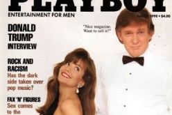 Trump on the cover of Playboy in 1990.