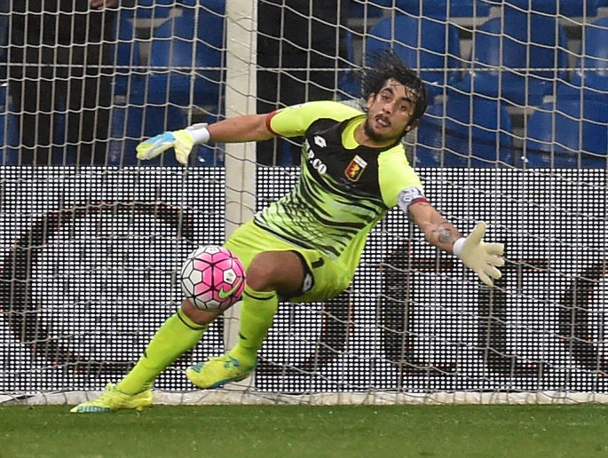 Genoa goalkeeper Mattia Perin.