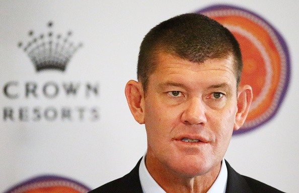 James Packer, Crown Resorts Chairman, speaks as he launches Crown Resorts' second Reconciliation Action Plan on July 31, 2015, in Melbourne, Australia. 