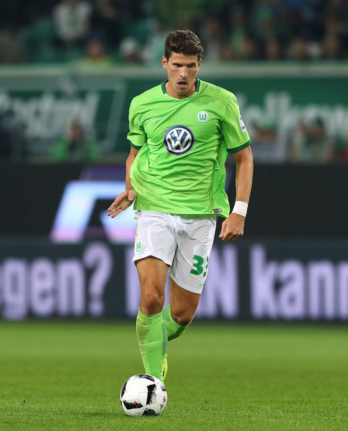 Wolfsburg striker Mario Gomez.