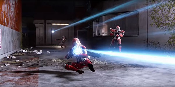 "Destiny" players fighting each other in a ranked match battle.