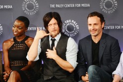 Actors Danai Gurira, Norman Reedus, and Andrew Lincoln attend The 2nd Annual Paleyfest New York Presents: 'The Walking Dead' at Paley Center For Media on October 11, 2014 in New York, New York. 