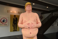 Public Exhibition And Press Preview For The Naked Donald Trump 'The Emperor Has No Balls' Statue