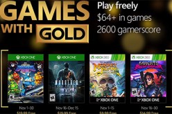 Microsoft reveals their Games with Gold lineup for November.