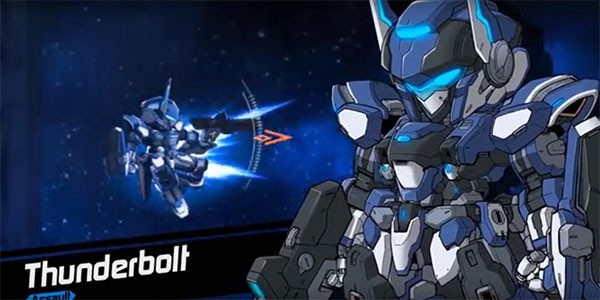 Chinese indie team Rocket Punch reveals their latest mecha, Thunderbolt, for their upcoming mecha video game, "Code: HARDCORE."