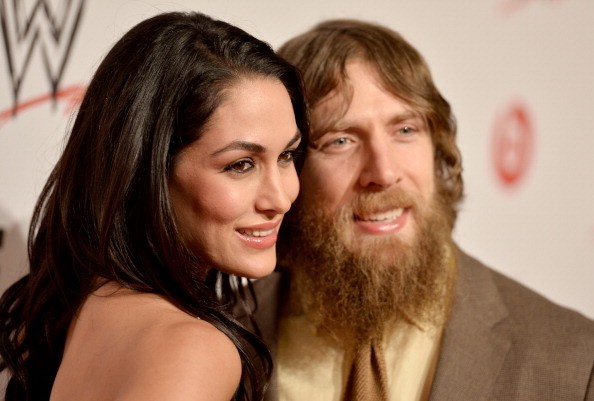Brie Bella and Daniel Bryan attend WWE & E! Entertainment's 'SuperStars For Hope' at the Beverly Hills Hotel.