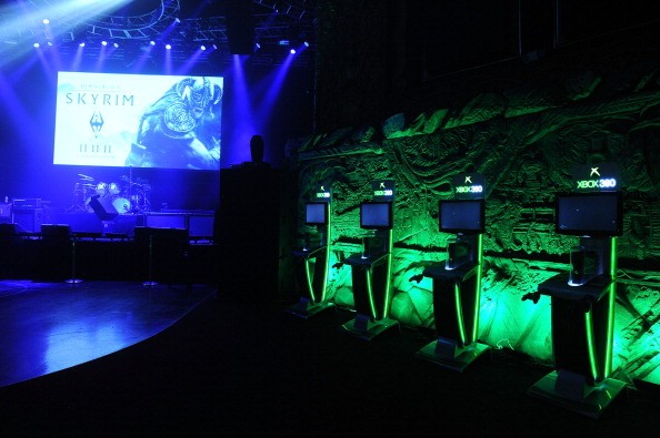 General view of atmosphere at the official launch party for the most anticipated video game of the year, The Elder Scrolls V: Skyrim, at the Belasco Theatre on November 8, 2011 in Los Angeles, California. 