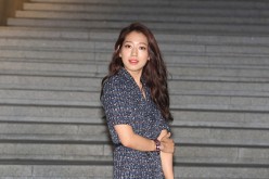 Park Shin-Hye arrives the Chanel 2015/16 Cruise Collection show on May 4, 2015 in Seoul, South Korea.