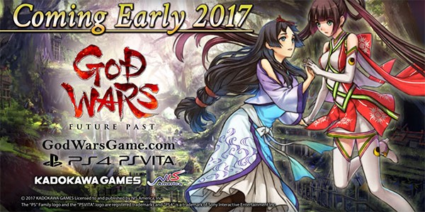 Kadokawa Games and NIS America reveal their latest video game for PS4 and PS Vita, "God Wars Future Past."