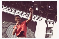 Rapper Kid Cudi performs onstage during day 2 of the 2014 Coachella Valley Music & Arts Festival at the Empire Polo Club on April 12, 2014 in Indio, California.  