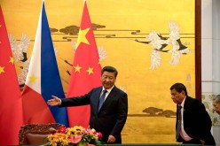 Philippine President Rodrigo Duterte and President Xi Jinping meet in China.