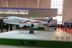 Scale model of Sino-Russo wide-body jet.