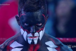 Finn Balor shows the fans The Demon King look for the first time on WWE television.