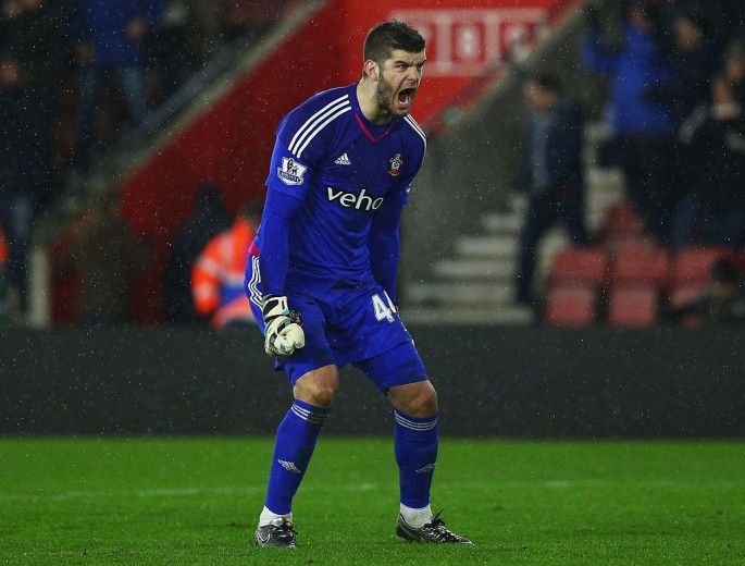 Southampton goalkeeper Fraser Forster.