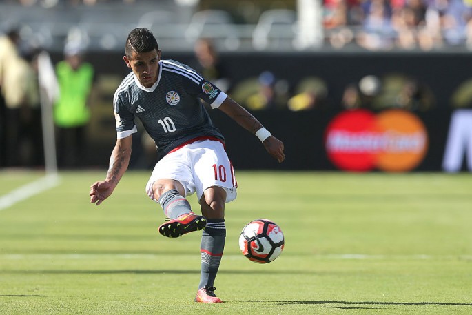 Paraguay winger Derlis Gonzalez.
