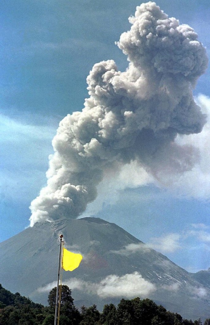 Mexico Alert for Popocatepetl Volcano Activity
