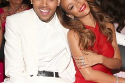  Singers Chris Brown (L) and Rihanna attend the 55th Annual GRAMMY Awards at STAPLES Center on February 10, 2013 in Los Angeles, California. 