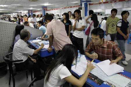 Chinese job seekers