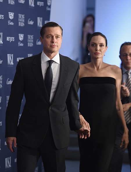 Brad Pitt and 2015 Entertainment Innovator Angelina Jolie Pitt attend the WSJ. Magazine 2015 Innovator Awards at the Museum of Modern Art on November 4, 2015 in New York City. 