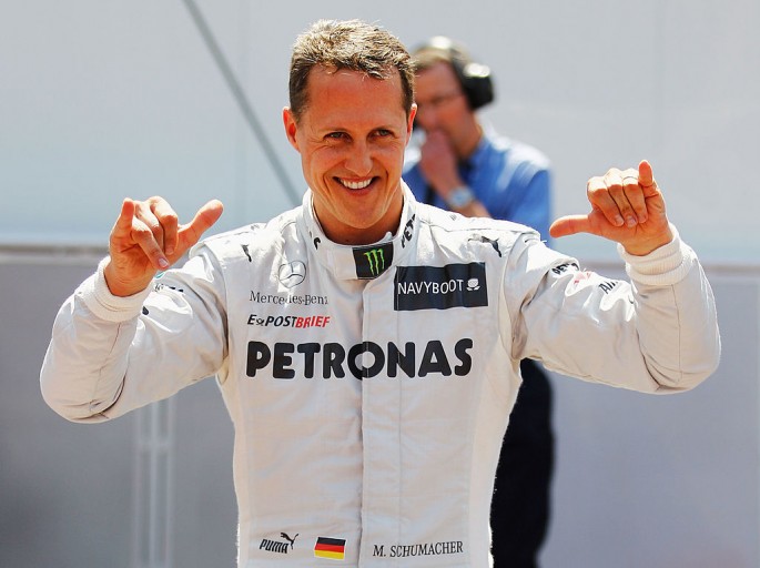 Michael Schumacher is reportedly showing encouraging signs of improvement according to close friend Ross Brawn.