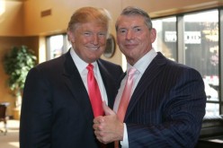 President-elect Donald Trump and WWE Chairman Vince McMahon attends a press conference in Green Bay, Wisconsin back in 2009.