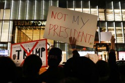 Donald Trump's election as new U.S. president is met by protests.