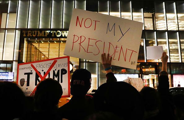 Donald Trump's election as new U.S. president is met by protests.