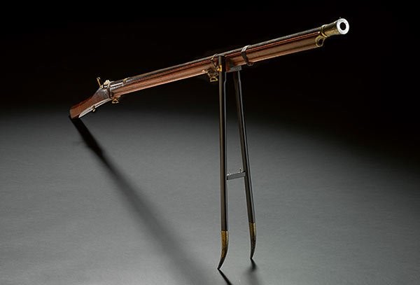 The musket is one of the earliest known firearms made by Chinese imperial armorers during the 18th century.
