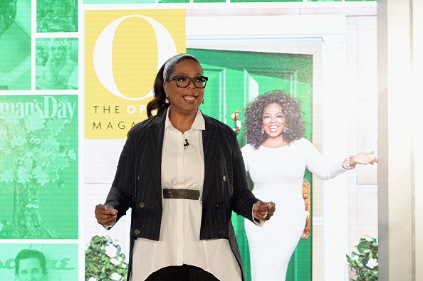 Oprah speaks onstage at Hearst MagFront 2016 at Hearst Tower on October 25, 2016 in New York City. 