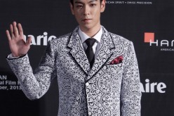 Actor T.O.P of Bigbang arrives for the marie claire Asia Star Awards during the 18th Busan International Film Festival on October 5, 2013 in Busan, South Korea.