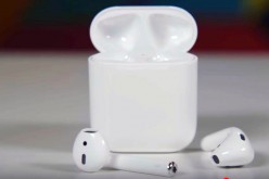 Apple AirPods being displayed.