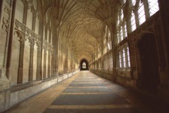 The Cloisters at Gloucester Cathedral is where 'The Chamber of Secrets has been opened' scene in Harry Potter was filmed.