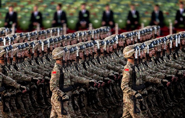 Chinese soldiers.                 