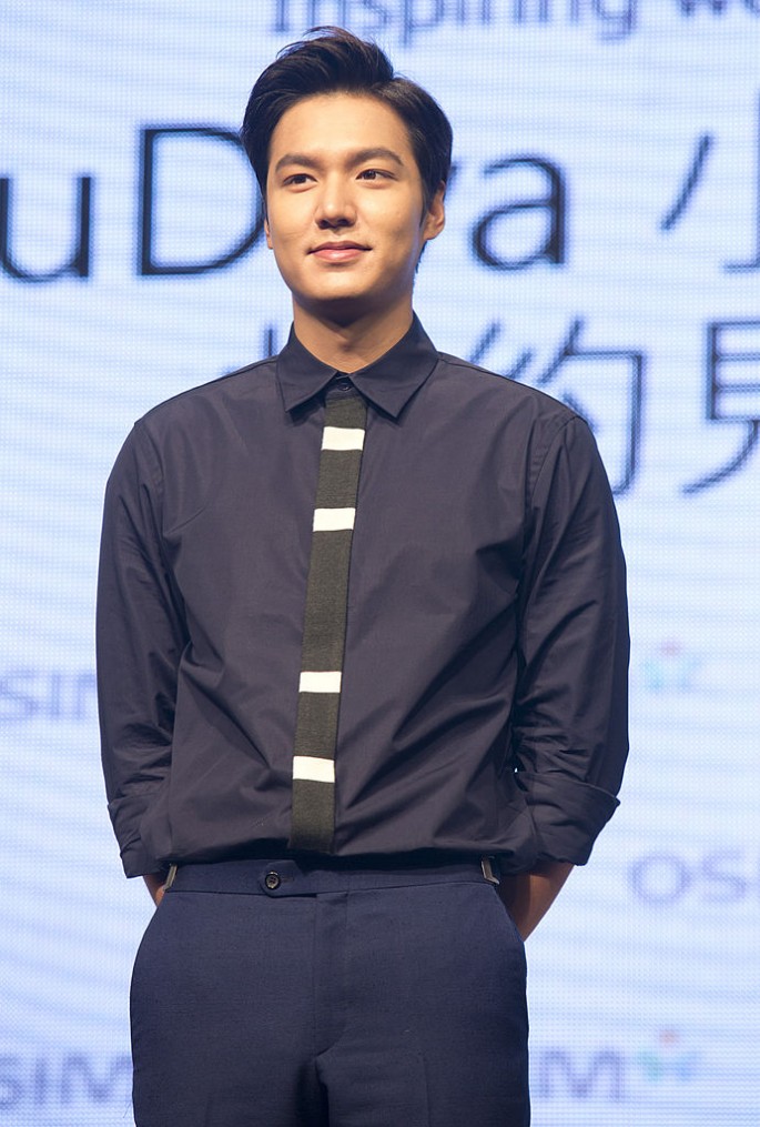 Lee Min Ho attends a press conference for a commercial event on September 11, 2014 in Taipei, Taiwan