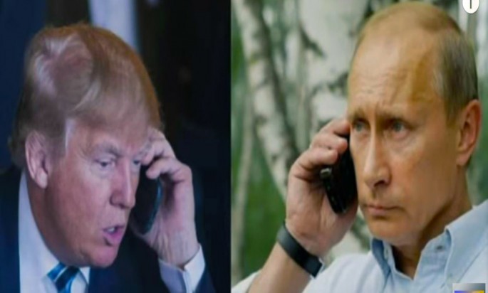 Donald Trump calling Putin.