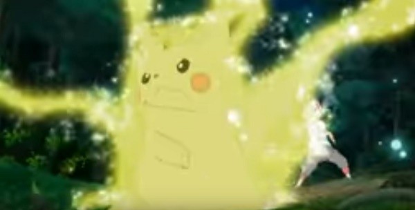 Pikachu in the "Pokémon the Series: Sun & Moon" Trailer.
