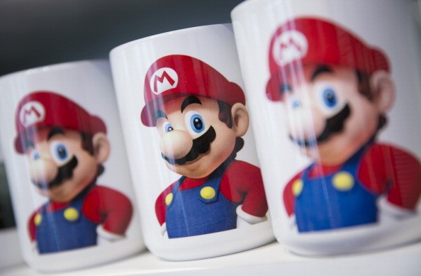 Super Mario printed on coffee mug