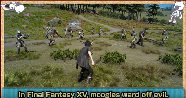 Square Enix reveals the moogle gameplay for "Final Fantasy XV."