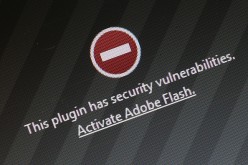 A window on the Mozilla Firefox browser shows the browser has blocked the Adobe Flash plugin from activating due to a security issue on July 14, 2015 in Berlin, Germany. 