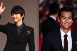 Song Joong-Ki (L) at the 2011 Mnet Asian Music Awards and Eddie Peng at The 18th Shanghai International Film Festival.